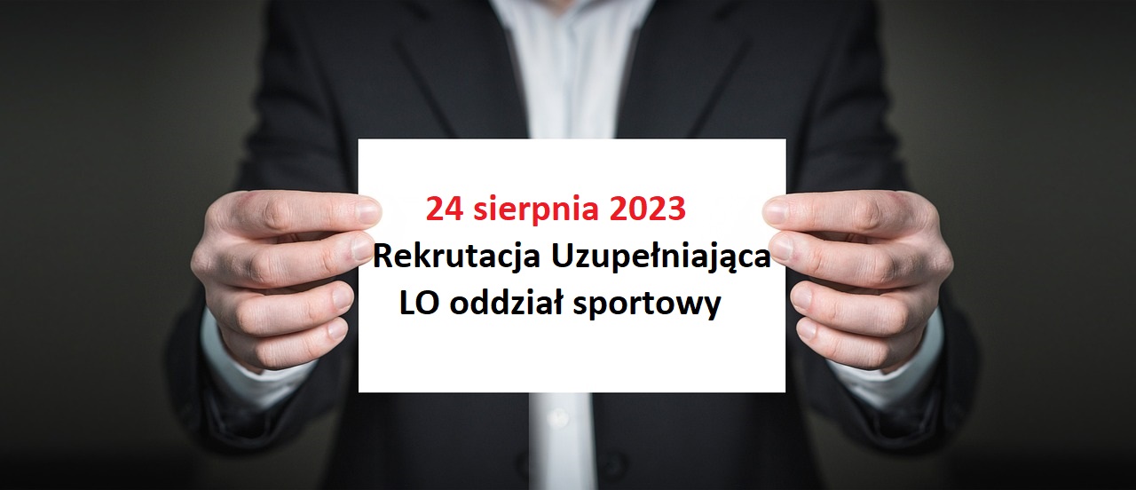 Read more about the article Rekrutacja uzupełniająca