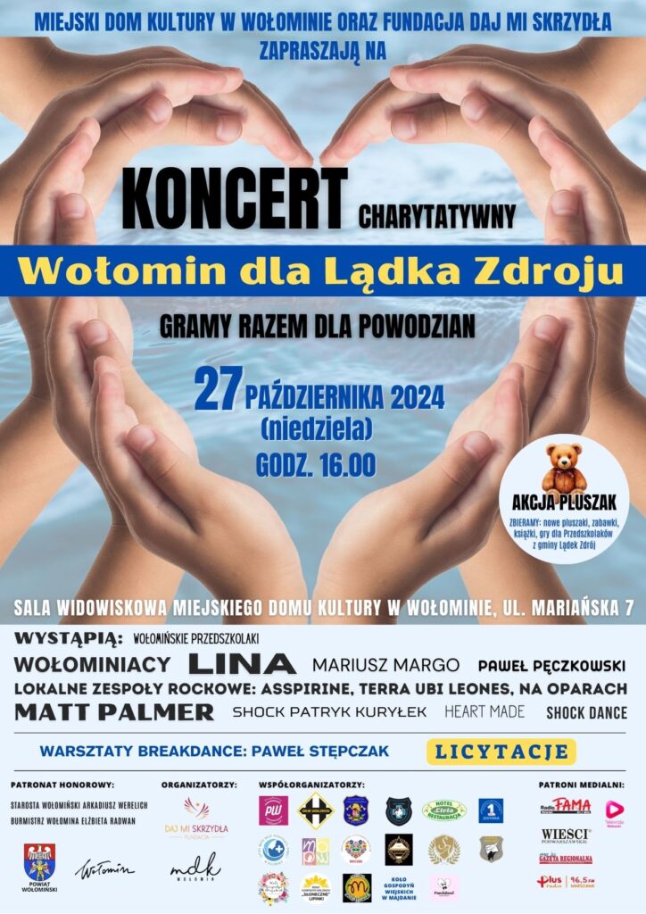 Koncert charytatywny dla powodzian