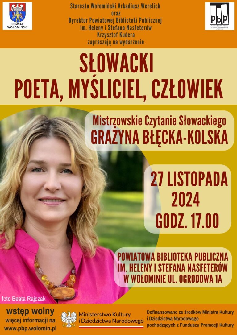 Mistrzowskie czytanie Słowackiego