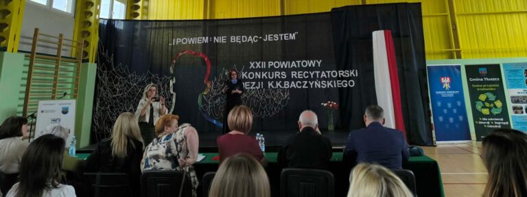 XXII Powiatowy Konkurs Poezji K.K. Baczyńskiego