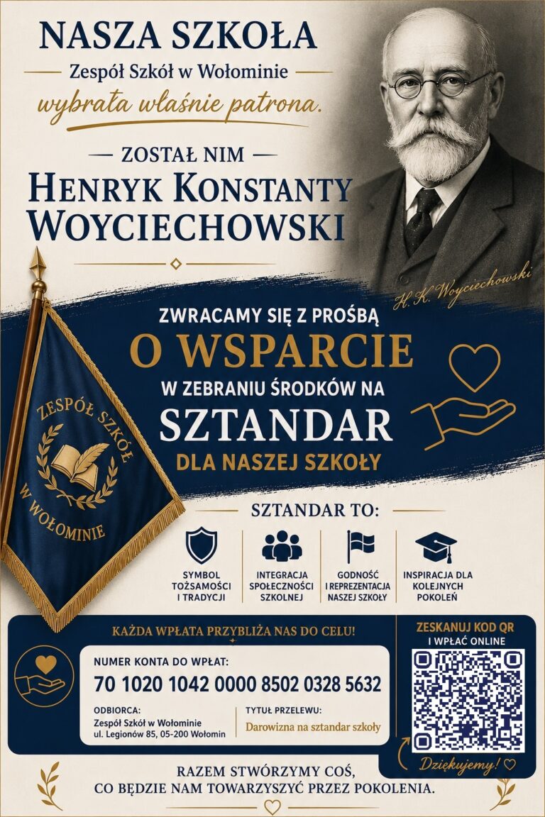 Zbiórka na sztandar szkoły